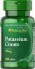 Puritan's Pride Potassium Citrate 99 mg 100 tabletten 7620