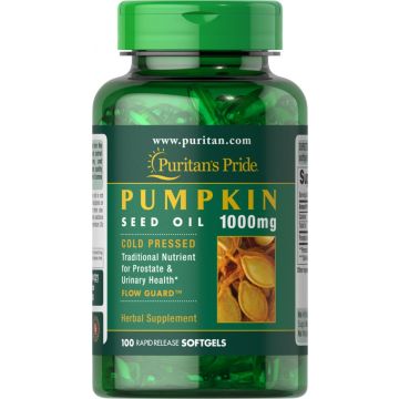 Puritan's Pride Pumpkin seed oil 1000 mg 100 Softgels 221