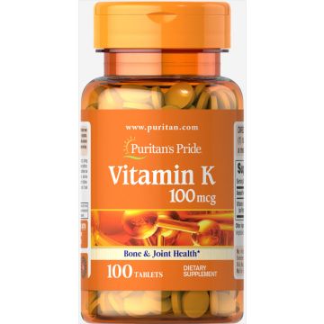 Puritan's Pride Vitamin K 100 mcg 100 tabletten 3070