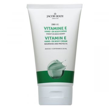 Jacob Hooy Vitamine E hand- en bodycrème 150 ml
