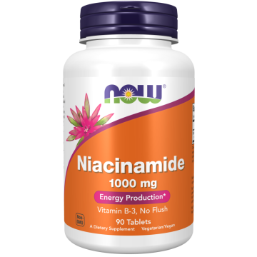 NOW Niacinamide 1000mg 90 Tabletten