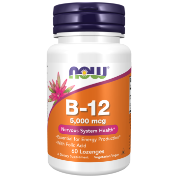 NOW Vitamine B-12 5000mcg 60 tabletten