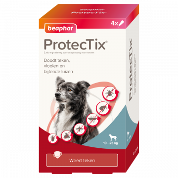 Beaphar ProtecTix hond 10-25kg 4 pipetten