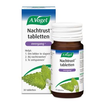 A. Vogel Overgang Nachtrust 30 tabletten