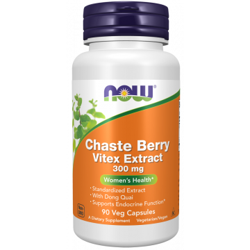 NOW Chaste Berry Vitex Extract 300 mg 90 capsules