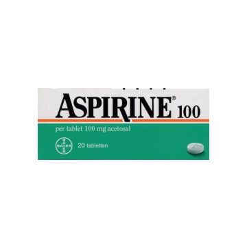 Aspirine 100 mg 20 tabletten Bayer