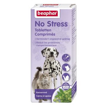 Beaphar No stress Tabletten voor Honden en Katten 20 Tabletten