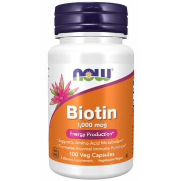 NOW Biotine 1000 mcg 100 capsules
