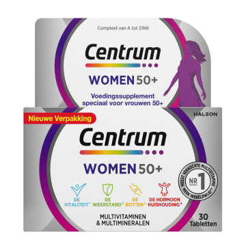 Centrum Women 50+ Compleet van A tot Zink 30 tabletten