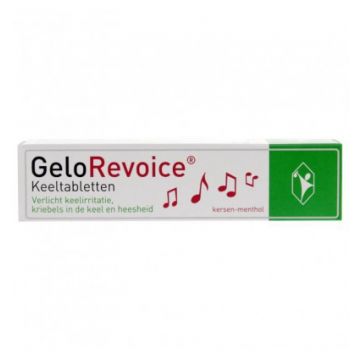 GeloRevoice Keeltabletten Kers-Menthol20 stuks