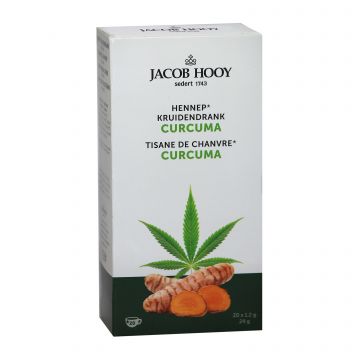 Jacob Hooy Hennep Curcuma Thee 20 zakjes