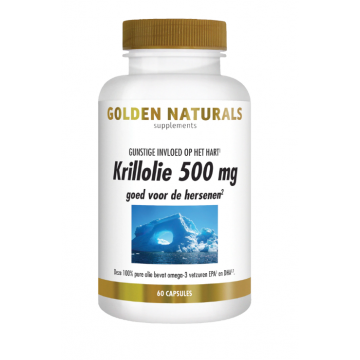 Golden Naturals Krillolie 500 mg 60 capsules