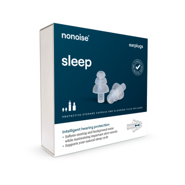 Nonoise - Slaap - Oordopjes - Transparant