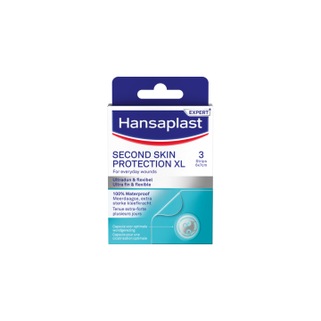 Hansaplast Second Skin Protection XL Hydrocolloïde geavanceerde pleister 3 stuks