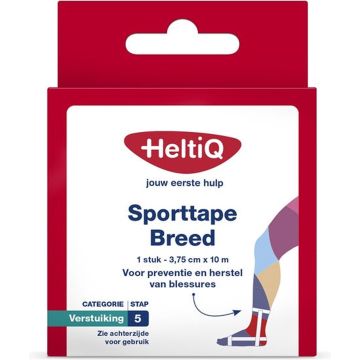 Heltiq Sporttape Breed 10 m x 3,75 cm 1 st.
