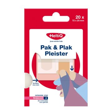 Heltiq Pak & Plak Pleisters Textiel 20 st.