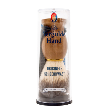 Vergulde Hand Originele scheerkwast 1st