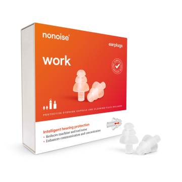 Nonoise - werk - klussen - Oordopjes - Transparant