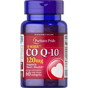 Puritan's Pride Co Q 10 120 mg 60 Softgels 1851