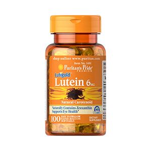 Puritan's Pride Lutein 6 mg 100 Softgels 3481