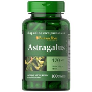 Puritan's Pride Astragalus 470 mg 100 capsules 3571