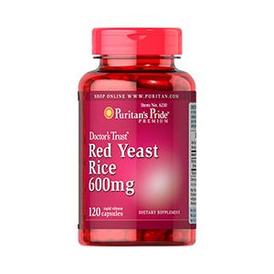 Puritan's Pride Red Yeast Rice 600 mg 120 Capsules 6210