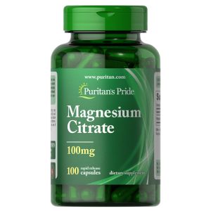 Puritan's Pride Magnesium Citrate 100 capsules 15215