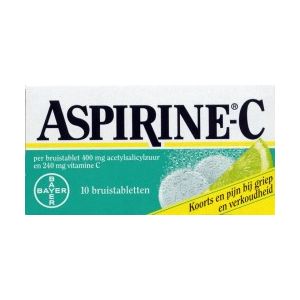 Aspirine 400 mg + C 20 Bruistabletten Bayer