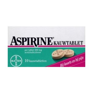 Aspirine Kauwtablet 20 Kauwtabletten Bayer