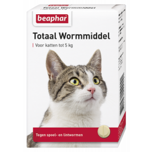 Beaphar Totaal Wormmiddel voor katten tot 5 kg 
