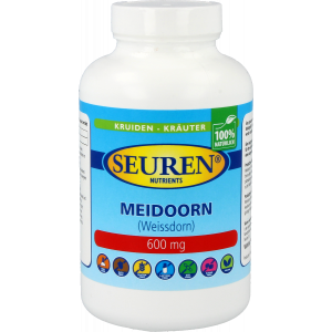Seuren Nutrients Meidoorn 600 mg 200 Capsules