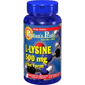 Puritan's Pride L-lysine 500 mg 100 Tabletten 3060