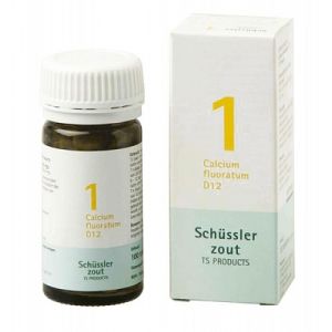 Schussler zout pfluger Nr 1 Calcium floratum D12 100 Tabletten Glutenvrij