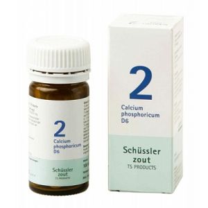 Schussler zout Pfluger nr 2 Calcium Phosphoricum D6 100 Tabletten Glutenvrij