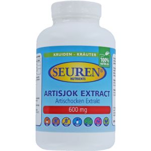 Seuren Nutrients Artisjok 600 mg Extract 300 Capsules