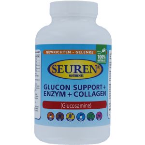Seuren Nutrients Glucon support + Enzym + Collagen (Glucosamine) 200 Tabletten