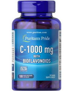 Puritan's Pride Vitamine C 1000 mg met bioflavonoïden 100 capsules 1410