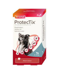 Beaphar ProtecTix hond 10-25kg 4 pipetten Beaphar ProtecTix hond 10-25kg 4 pipetten