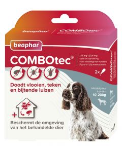 Beaphar Combotec Honden 10-20 kg 2 Pipetten