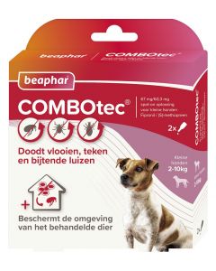Beaphar Combotec Honden 2-10 kg 2 Pipetten 