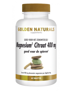 Golden Naturals Magnesium Citraat 400 mg 60 tabletten