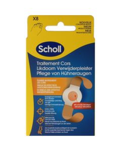 Scholl Likdoorn Verwijderpleisters 8 stuks